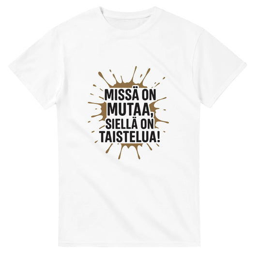 Swamp Football T-Shirt | Suopotkupallo Paita | Mud Soccer Shirt Finland | Funny Finnish Sports Tee