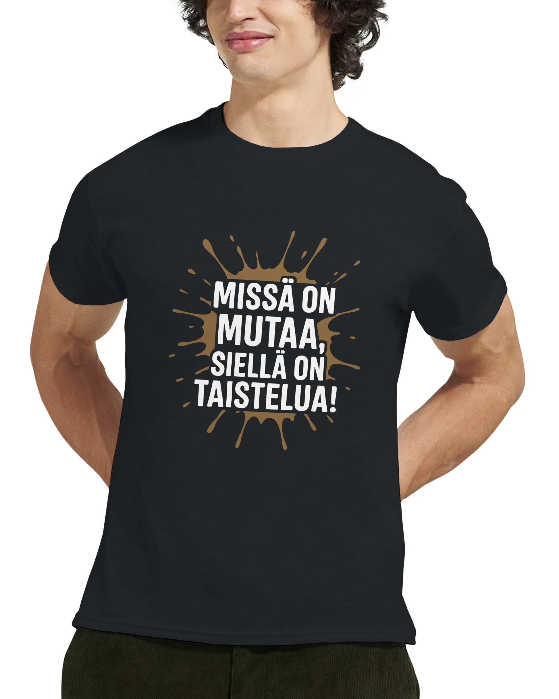 Swamp Football T-Shirt | Suopotkupallo Paita | Mud Soccer Shirt Finland | Funny Finnish Sports Tee