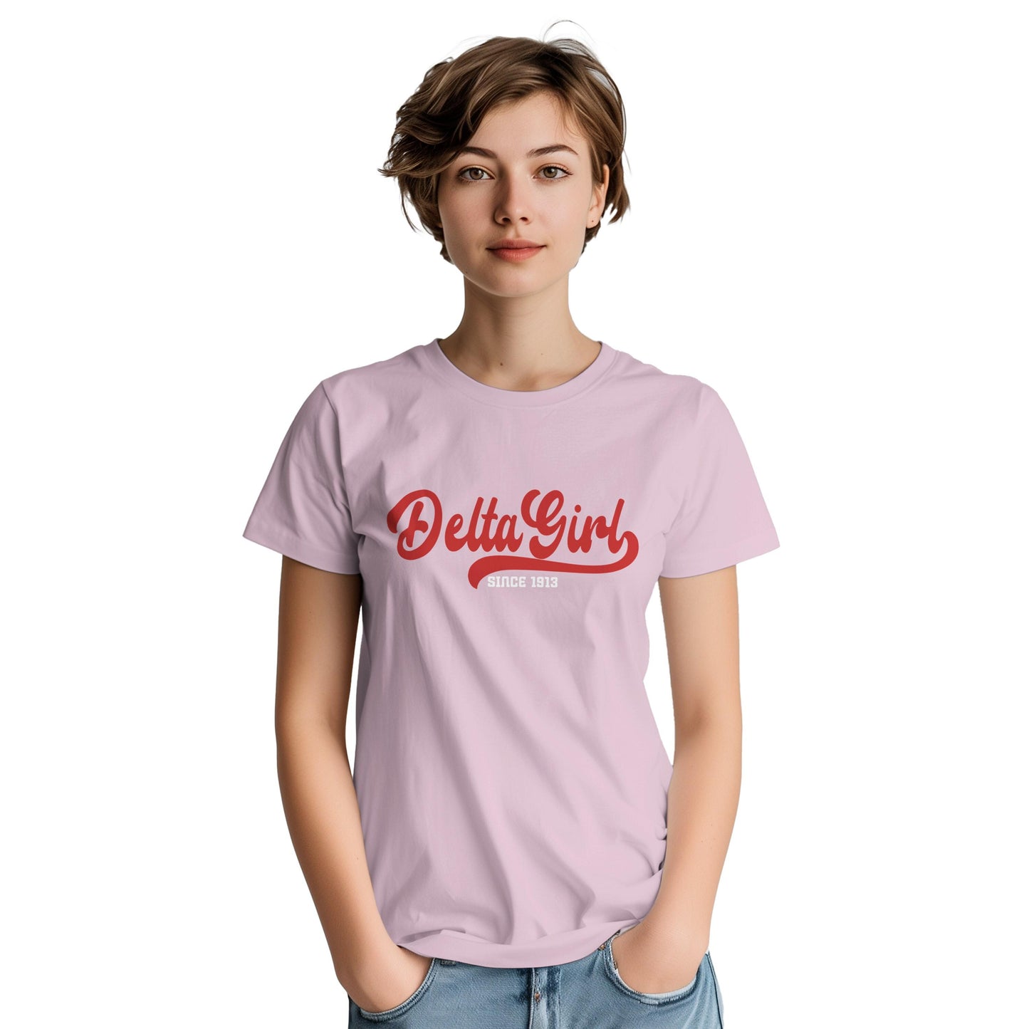 Delta Sorority DST 1913 Sigma Theta Paraphernalia Delta Girl T-shirt