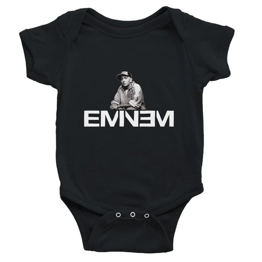 Eminem Baby Bodysuit, Rap God Baby Short Sleeve Crewneck Bodysuit