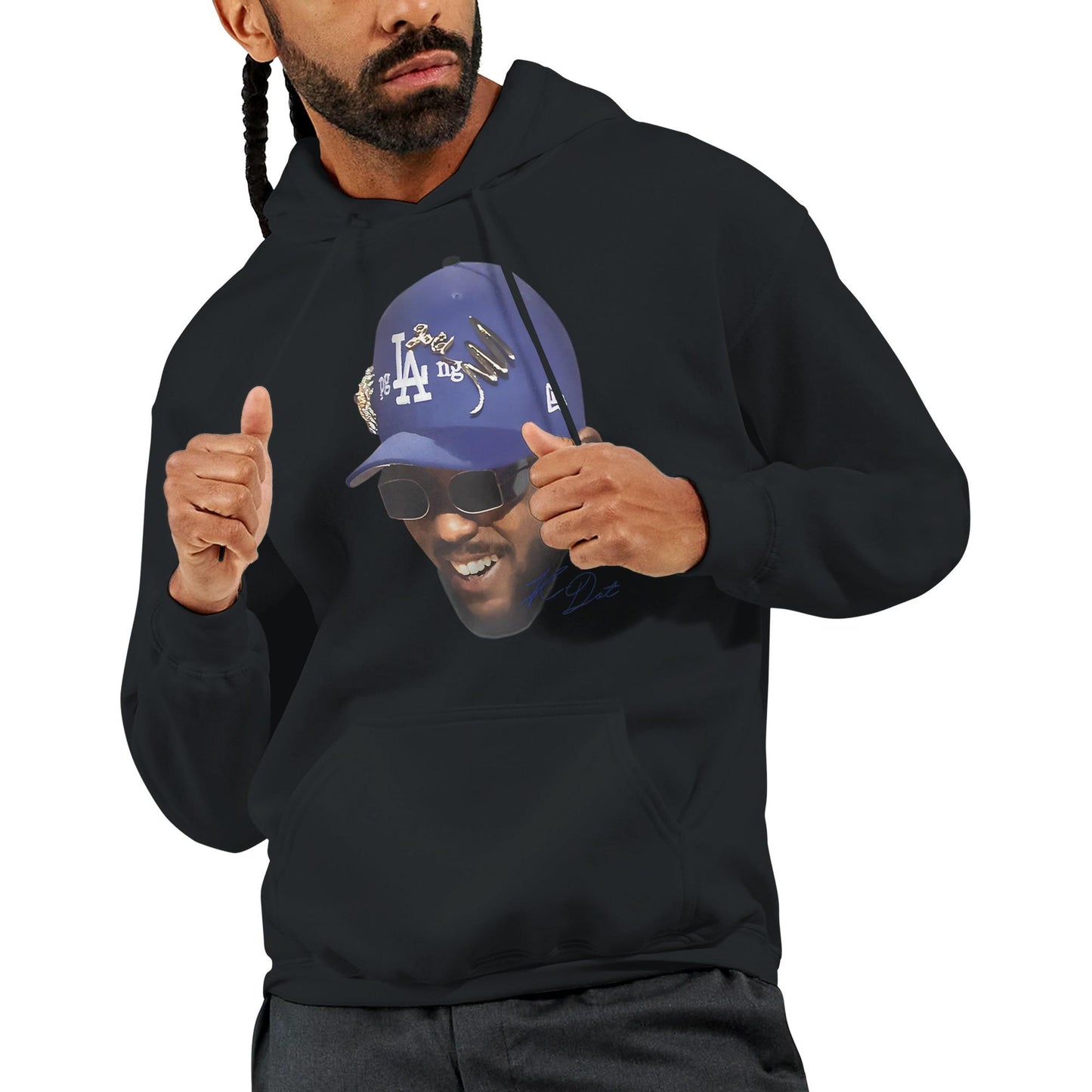 Kendrick Lamar Hoodie Vintage Rap Tee Hip Hop J Cole Drake Concert Tour Merch Y2K Tupac Kanye Playboi Carti Travis Scott Big Face Graphic