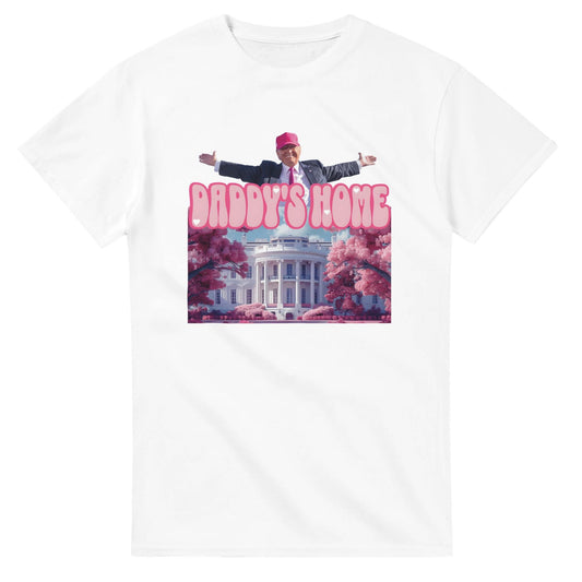 Daddy's Home Shirt, Funny Trump 2024 T-shirt, Trump For President 2024 Tee, Funny Trump Pink Shirt, Trump Gift, Republican Gifts