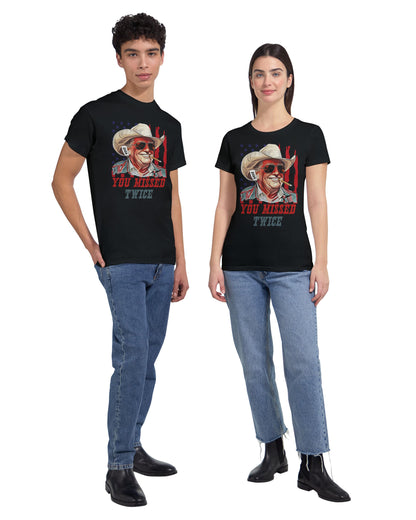 Trump You Missed Shirt, Gildan 5000 Heavyweight High Quality Unisex Crewneck T-shirt