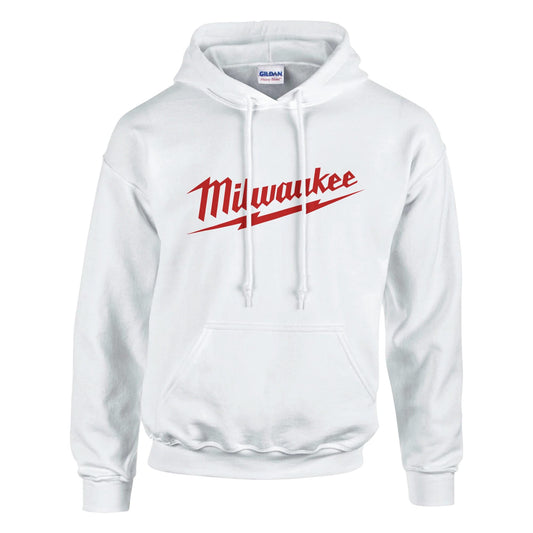 Milwaukee Girl Hoodie, Milwaukee Tools Adult Unisex College Hoodie, Hot Girl Mechanic Sweatshirt, Gift for Mechanics, Garage Work Pullover