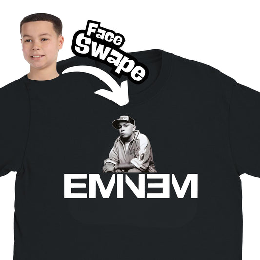 Youth Eminem Rap God Personalized Unisex Gildan Shirt, Eminem Vintage Inspired Youth Shirt, Hip Hop Icon Shirt,Eminem Retro Shirt,Slim Shady