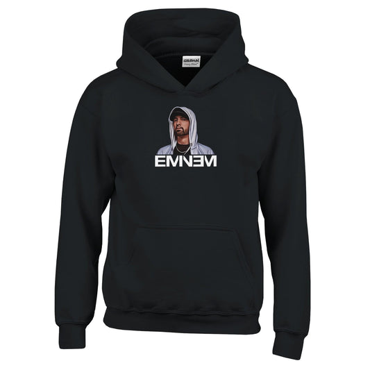 Youth Eminem Rap God Unisex Hoodie, Eminem Vintage Inspired Hoodie, Gildan 18500B, Eminem Retro Youth Hoodie, Slim Shady Merch,Birthday Gift