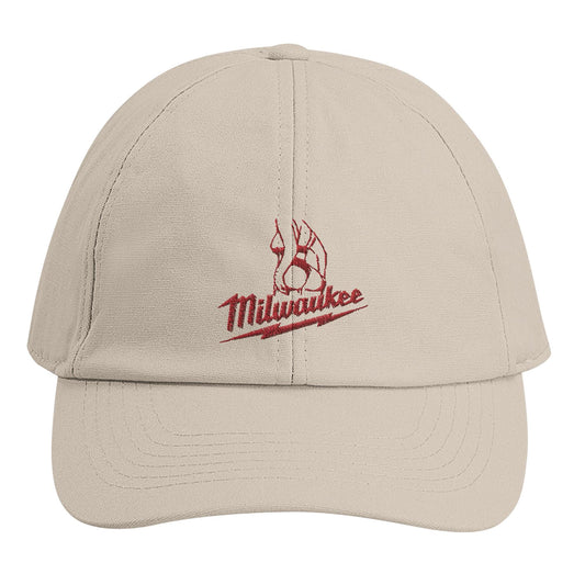 Milwaukee Girl Organic Cotton Hat, Milwaukee Tools Cap, Hot Girl Mechanic Sand Colour Cap, Gift for Mechanics, Garage Work