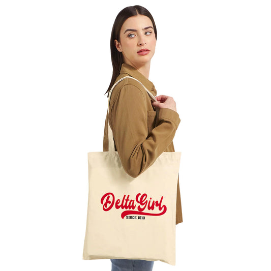 Delta Sorority Tote Bag DST 1913 Sigma Theta Paraphernalia Delta Girl