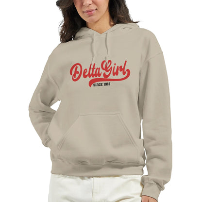 Delta Sorority DST 1913 Sigma Theta Paraphernalia Delta Girl Hoodie
