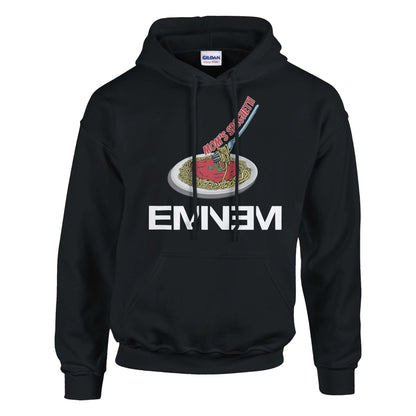 Eminem Mom's Spaghetti Rap God Unisex Hoodie Adult, Eminem Vintage Inspired Hoodie, Gildan 18500, Eminem Retro Adult Hoodie,Birthday Gift