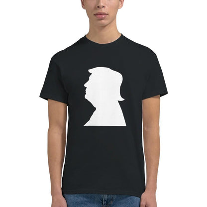 Trump Shirt Silhouette, Trump 2024, You Missed, Gildan 5000 Heavyweight High Quality Unisex Crewneck T-shirt