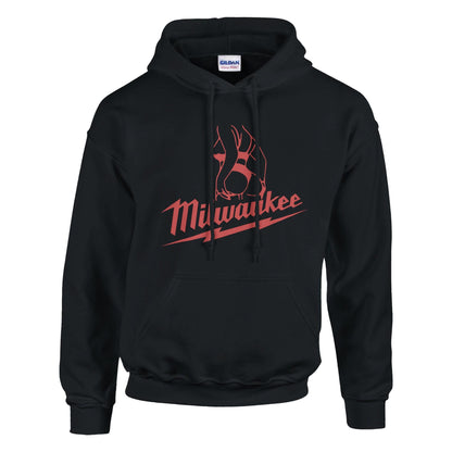 Milwaukee Girl Hoodie, Milwaukee Tools Adult Unisex College Hoodie, Hot Girl Mechanic Sweatshirt, Gift for Mechanics, Garage Work Pullover