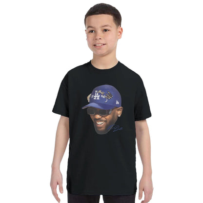 Youth Kendrick Lamar T-shirt Vintage Rap Tee Hip Hop J Cole Drake Concert Tour Merch Y2K Tupac Kanye Playboi Carti Travis Scott Big Face