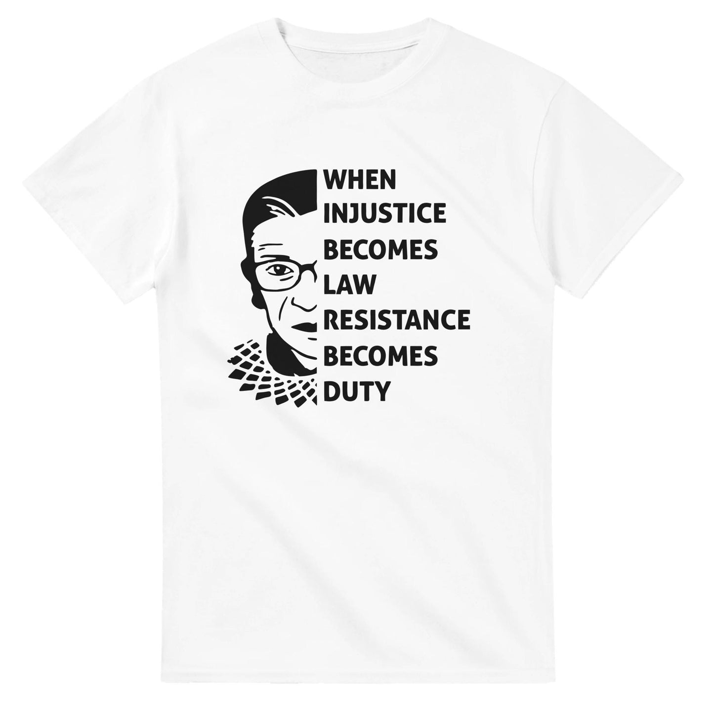 When Injustice Becomes Law, Resist, Resistance,Shirt, Notorious RBG Shirt, Political or protest t-shirt, Supreme Court Notorious RBG