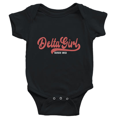 Delta Girl Baby Onesie, Unique Toddler Birthday Bodysuit Gift, Funny Outfit