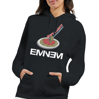 Eminem Mom's Spaghetti Rap God Unisex Hoodie Adult, Eminem Vintage Inspired Hoodie, Gildan 18500, Eminem Retro Adult Hoodie,Birthday Gift